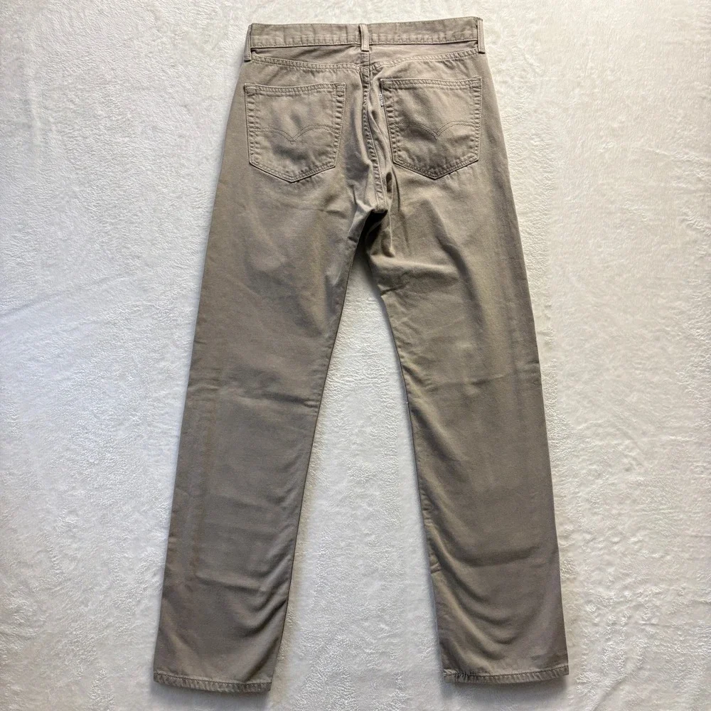 Levi's Jeans Men Sz 32x34 Beige Straight Fit White Tab‎